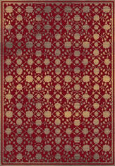 Килим Bohemian, червен (23110/taupe/red)