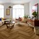 QS Ciro Herringbone Botanic caramel oak AVHBU40364  5+1mm 3