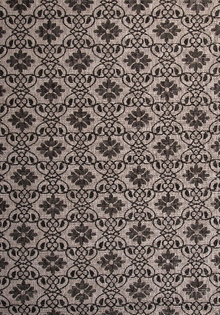 Килим Floorlux, сив (20593/silver/black)