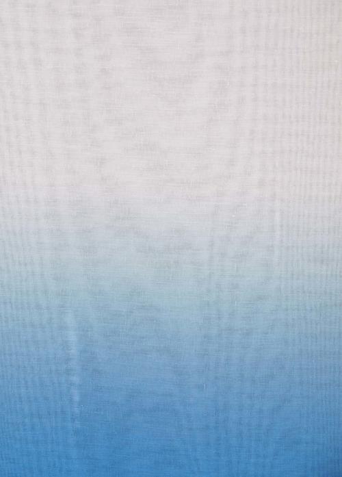 Перде Printed 7566-21365/202, синьо / 300 см.