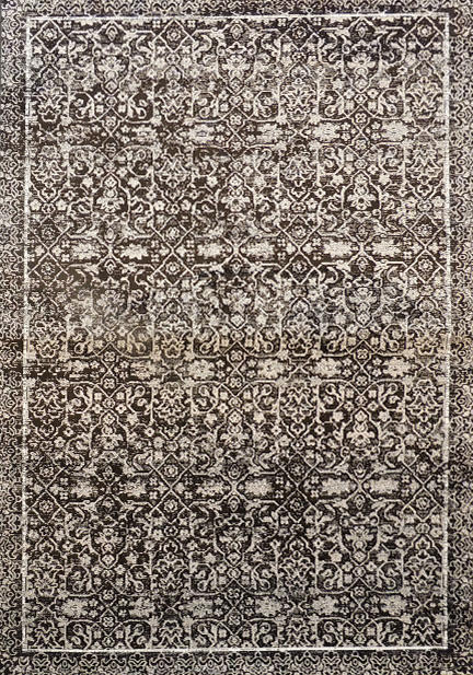 Килим Maya, кафяв (25108/d.brown/silver)