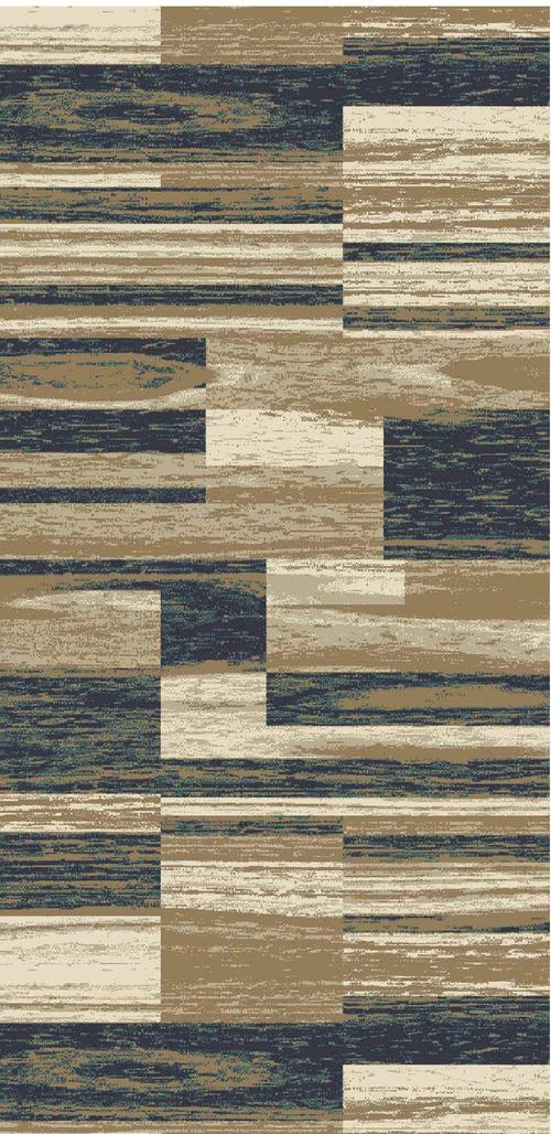 Мокетена пътека Beige leafs, кафява 67 см (0824ZE94V1)
